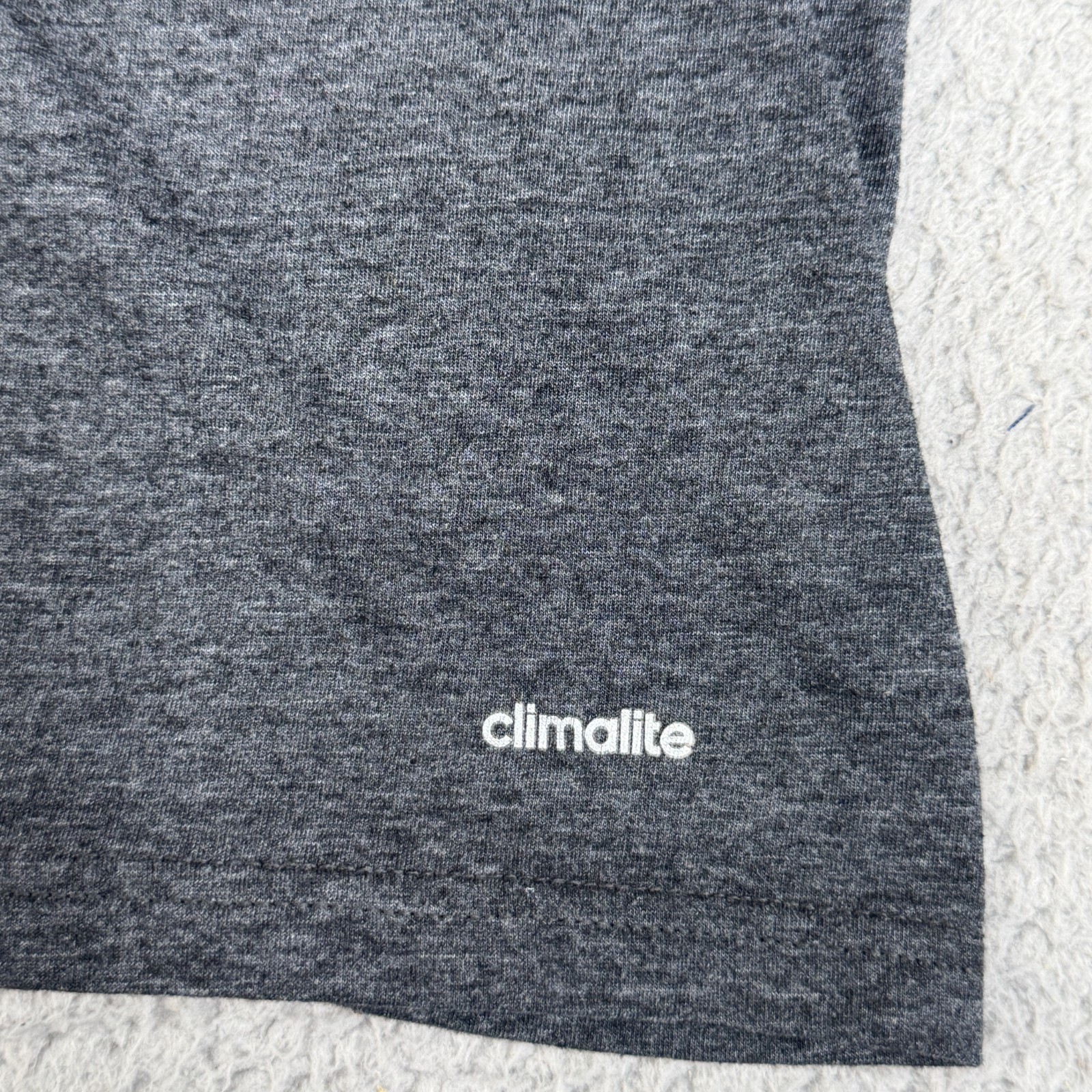 Adidas The Go-To Tee Mens 3XT TALL Gray Cllimalite Cotton Crew Neck Graphic gallery