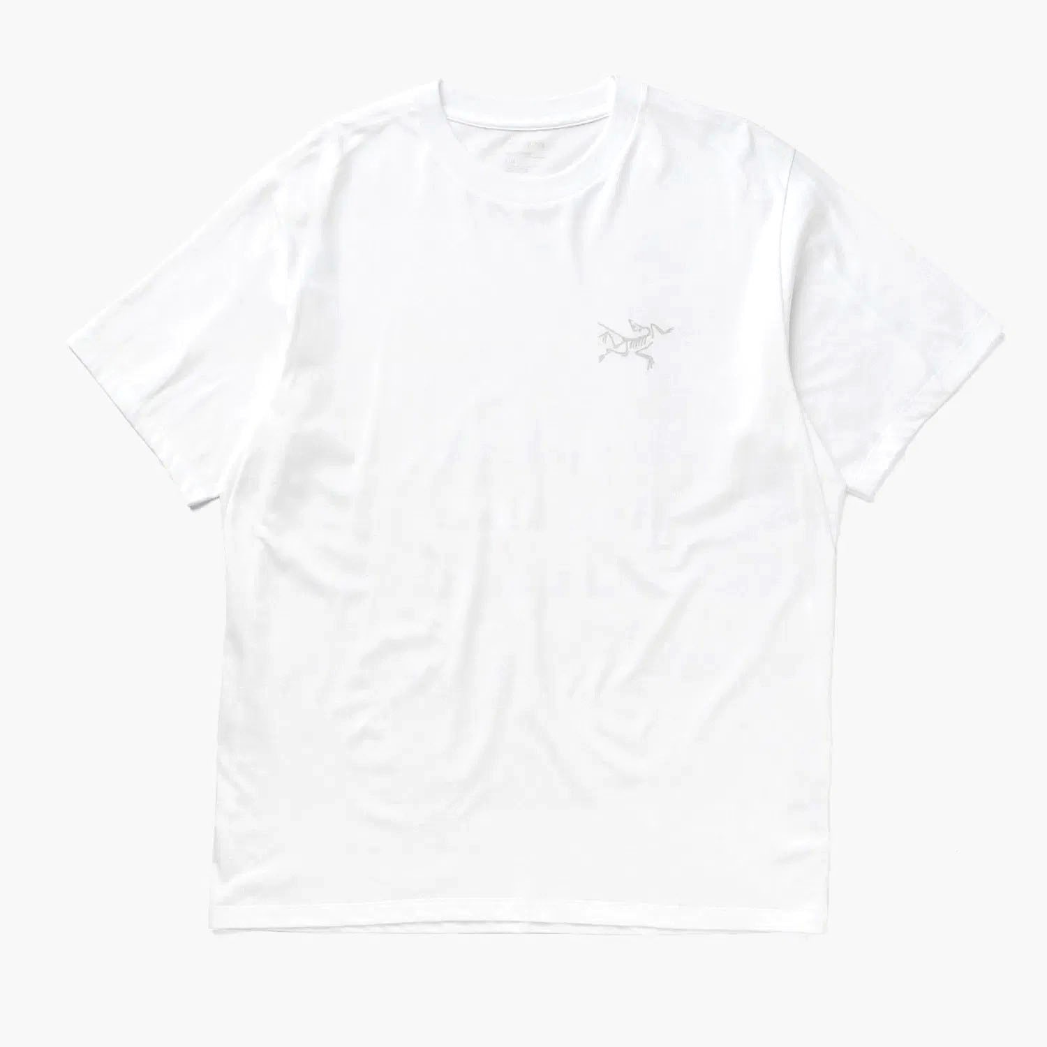 Arc’teryx Mens – Kragg SL Cotton SS Shirt S/S Tee T-shirt – White Light