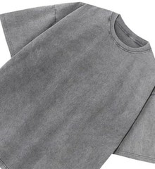 Vintage Acid Washed Oversized Drop Shoulder Heavyweight Streetwear Blank T-Shirt