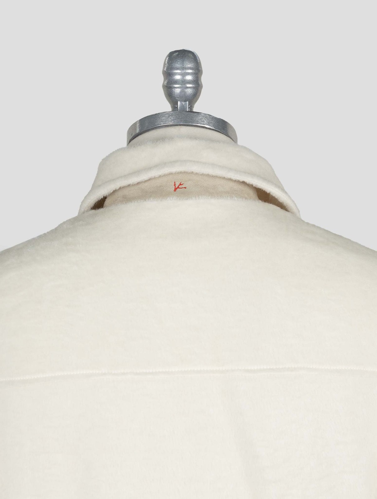 NEW ISAIA WHITE ALPACA WOOL OVERCOAT US 46 - EU 56 I22 gallery