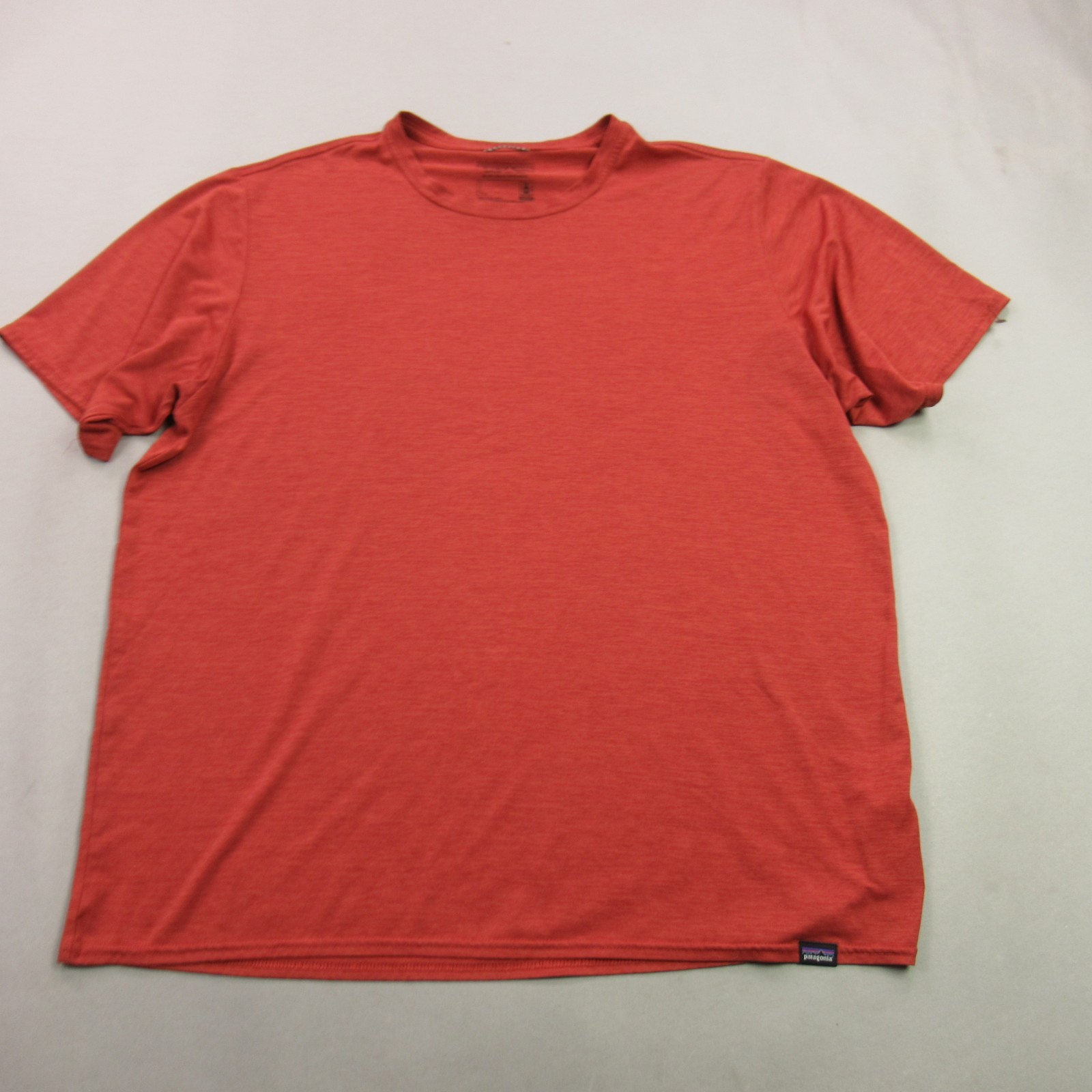 Patagonia Shirt Mens Large Red Short Sleeve Crew Neck Casual Outdoors gallery