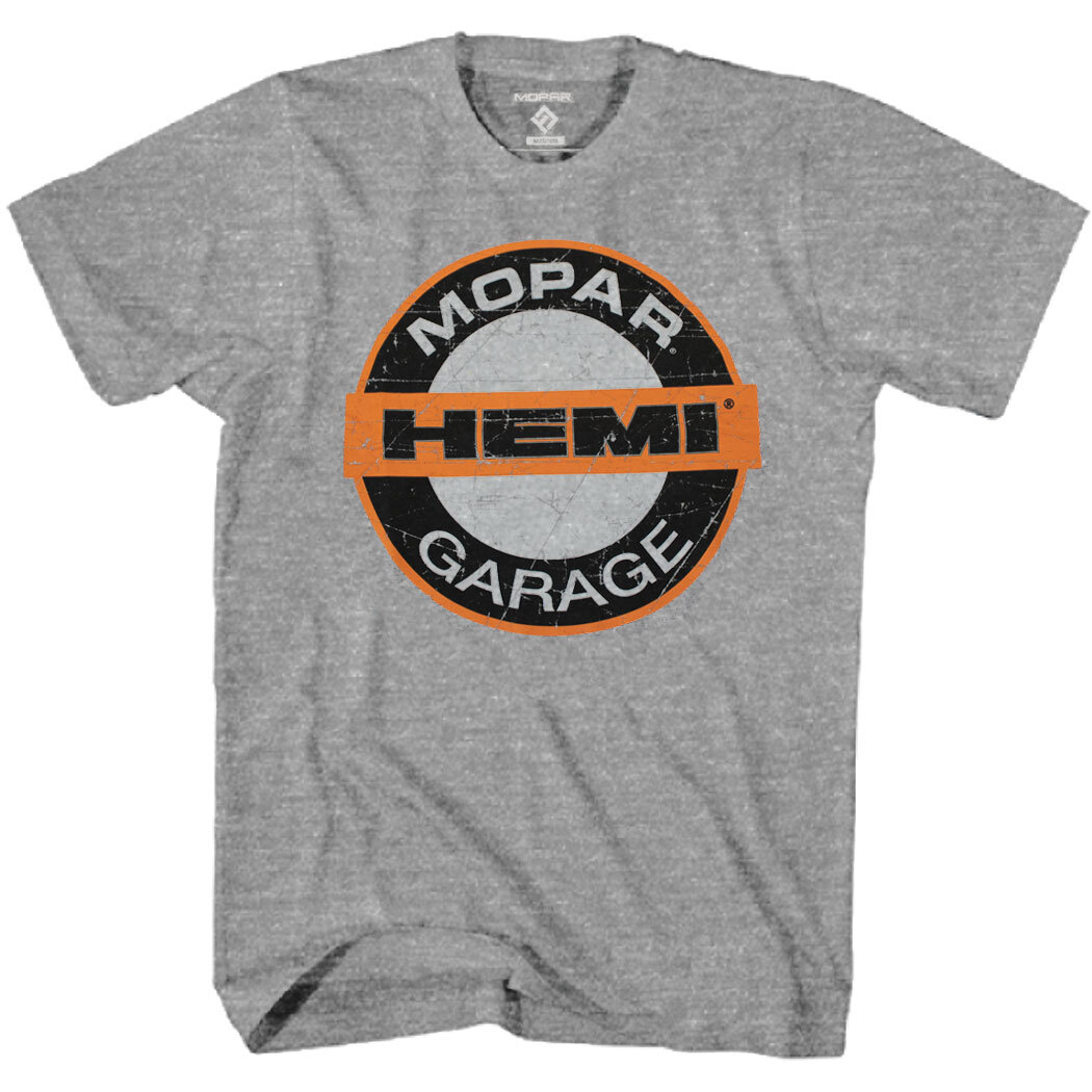 Mopar Hemi Garage Distressed Logo T-Shirt