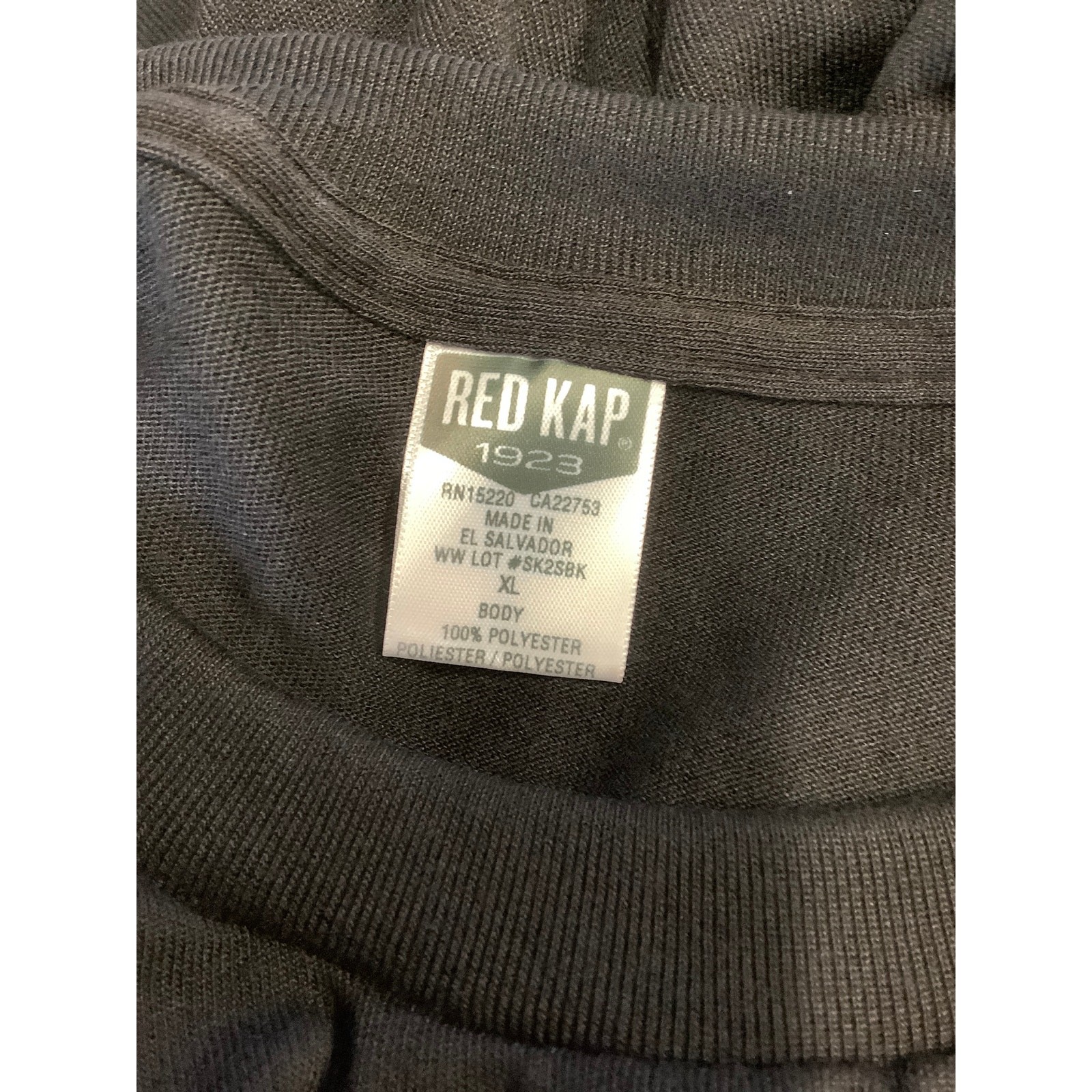 Red Kap Men's XL Black Short Sleeve Performance Core Pocket Athleisure Tee L27-3 gallery