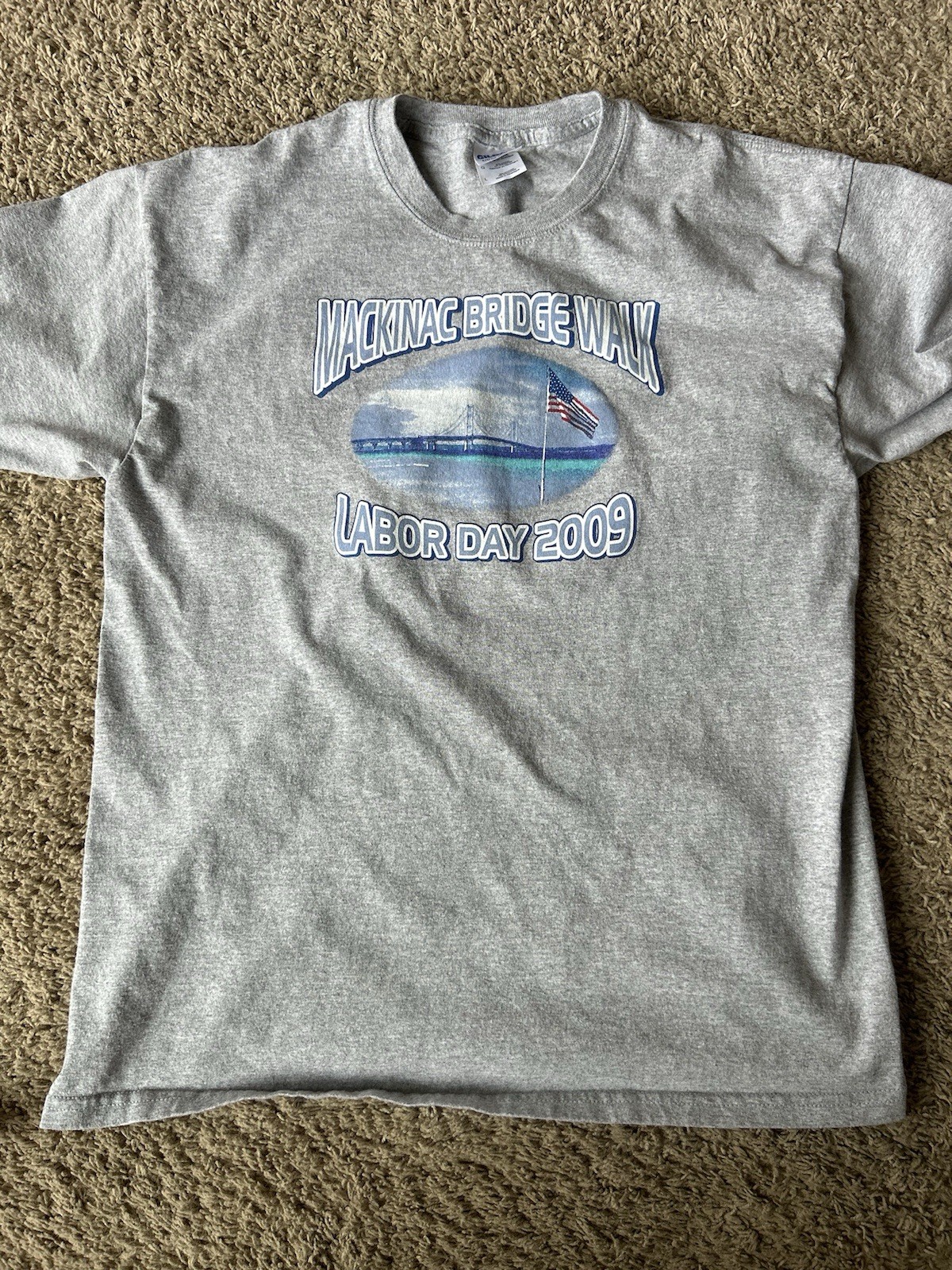 Mackinac Bridge Labor Day Bridge Walk Shirt 2009 gallery