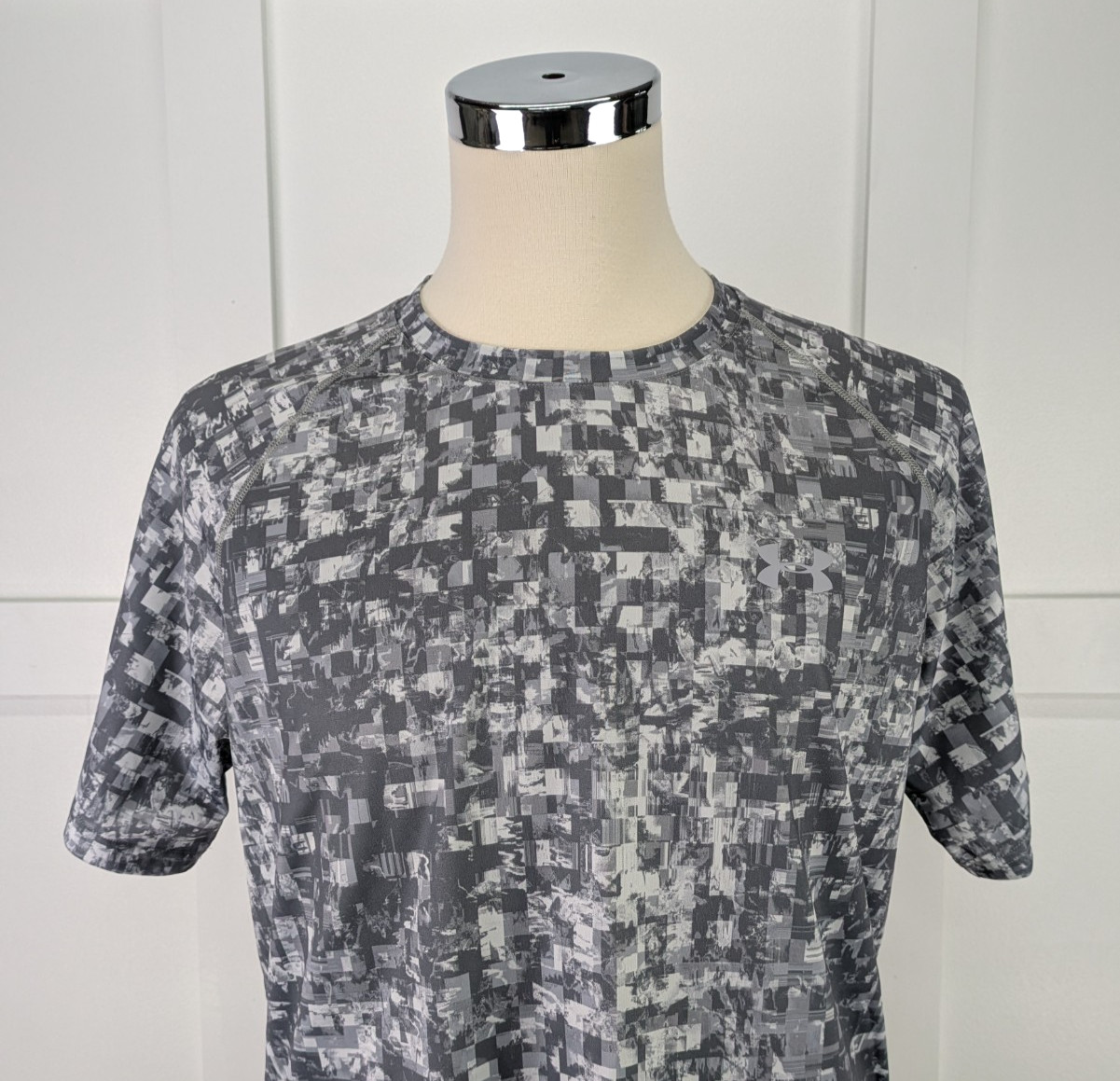 Under Armour UA Tech Printed Short-Sleeve Crewneck Tee Gym Loose Heatgear Men XL gallery
