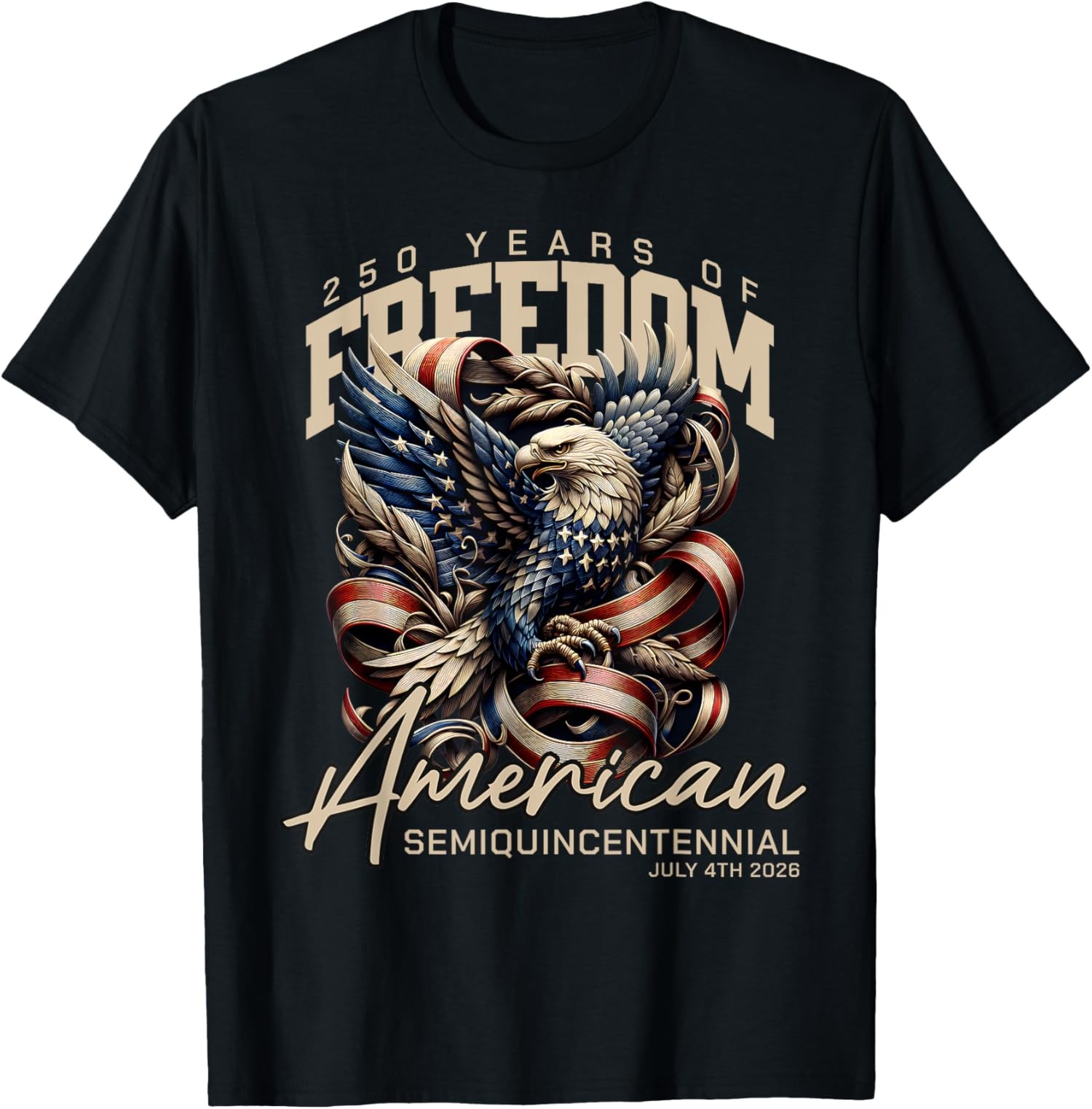 America 250th Celebration 250 Years America Eagle Unisex T-Shirt gallery
