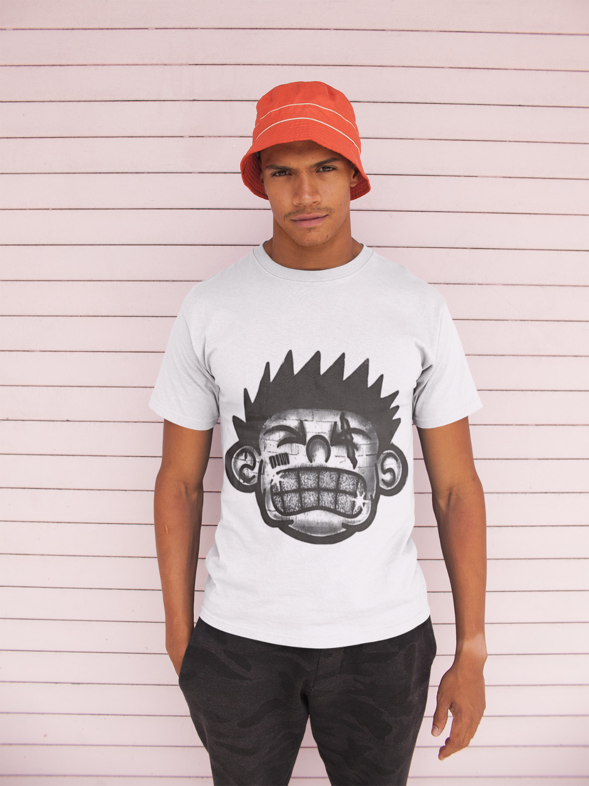 Streetwear Graphic Tee Black Men Vintage Hip Hop Punk T-Shirt Grunge Y2K Aesthet gallery