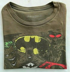 Justice League, Joker, Batman, Superman Men’s T-Shirt Size M