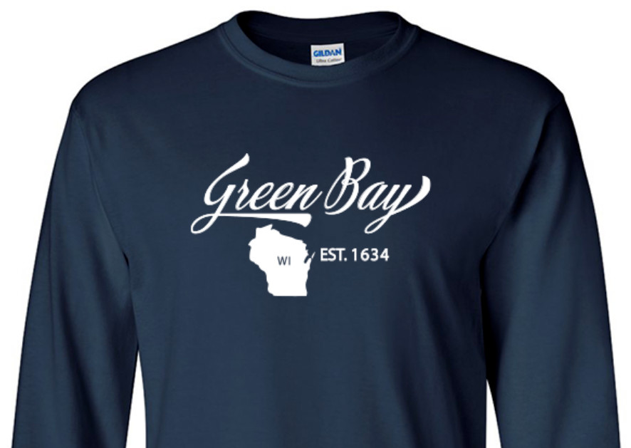 Green Bay Wisconsin State T-Shirt Long Sleeve Graphic Tees Unisex apparel gallery
