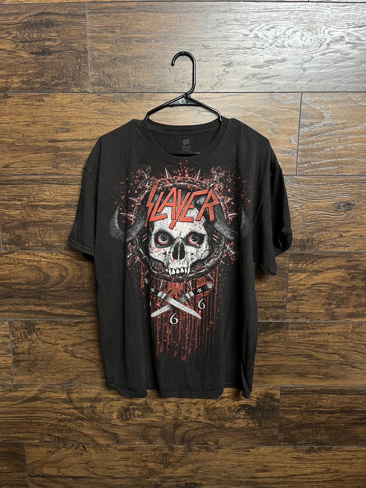 Slayer Skull 666 T-shirt Tour New York City 9-14 2011 XL gallery