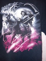 Gildan Heavy Cotton Grim Reaper Skeleton Size XL Tshirt