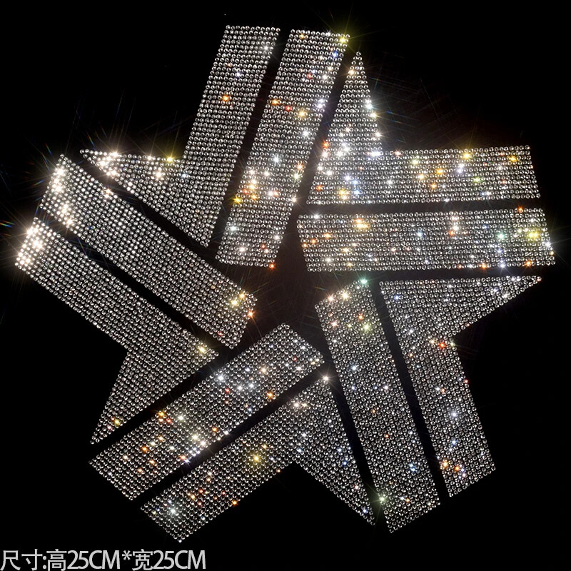 New Men Luxury Diamond Star Rhinestones Fashion T-Shirt High Quality gallery