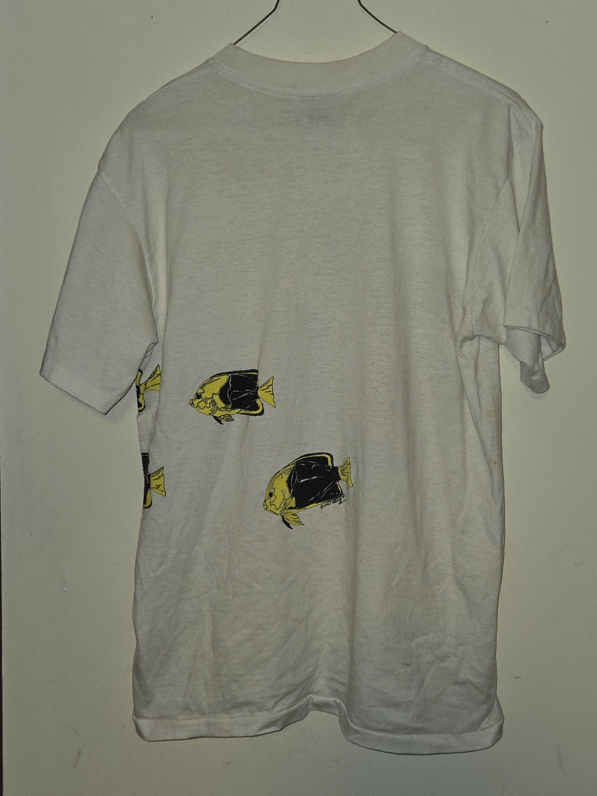 VTG RARE VENICE BEACH FLORIDA AQUATIC FISH T SHIRT SIZE L 1989 gallery