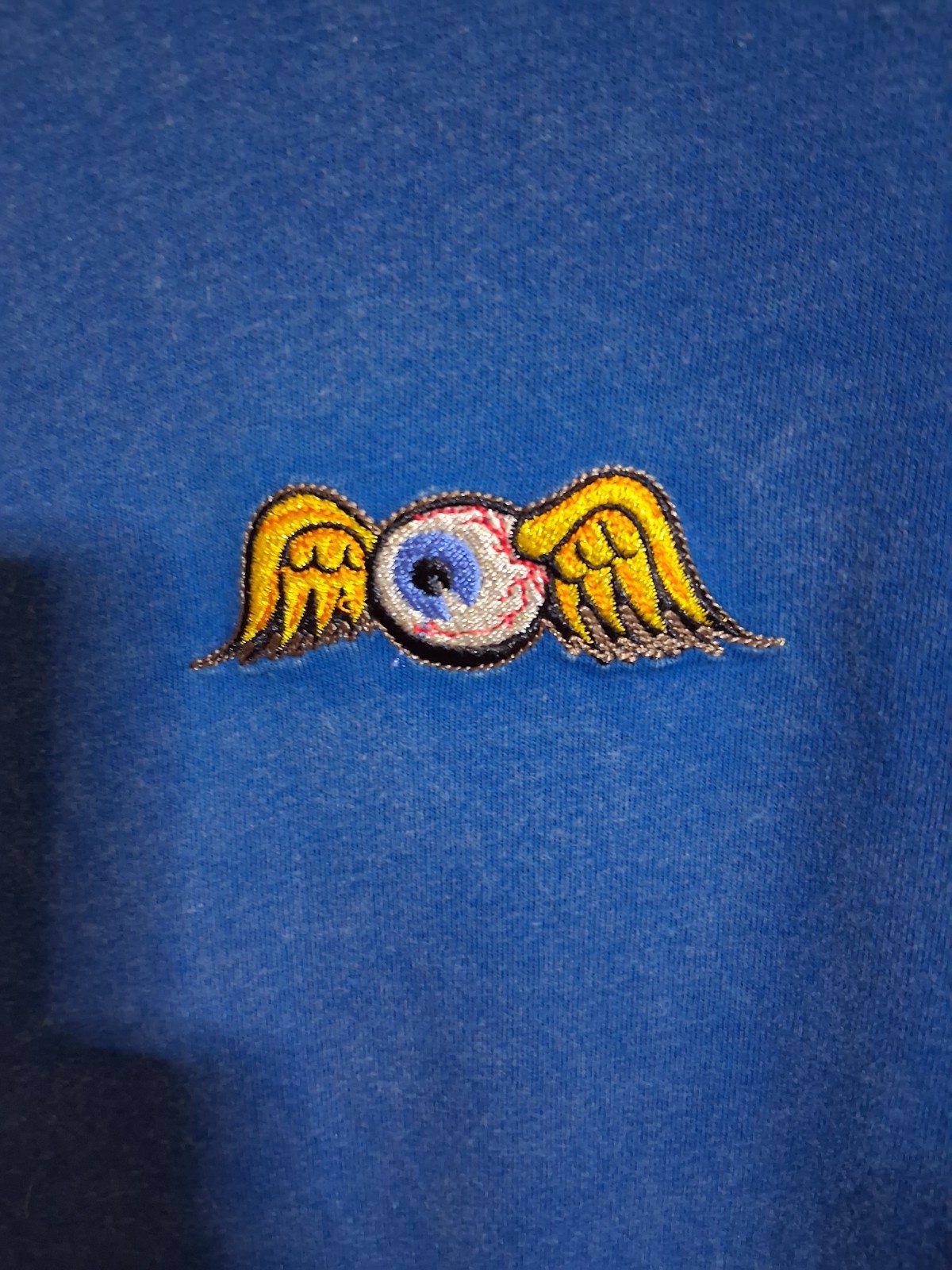 Von Dutch Men’s L Blue Cotton Blend Crew Neck Graphic T-Shirt Genuine Riders gallery