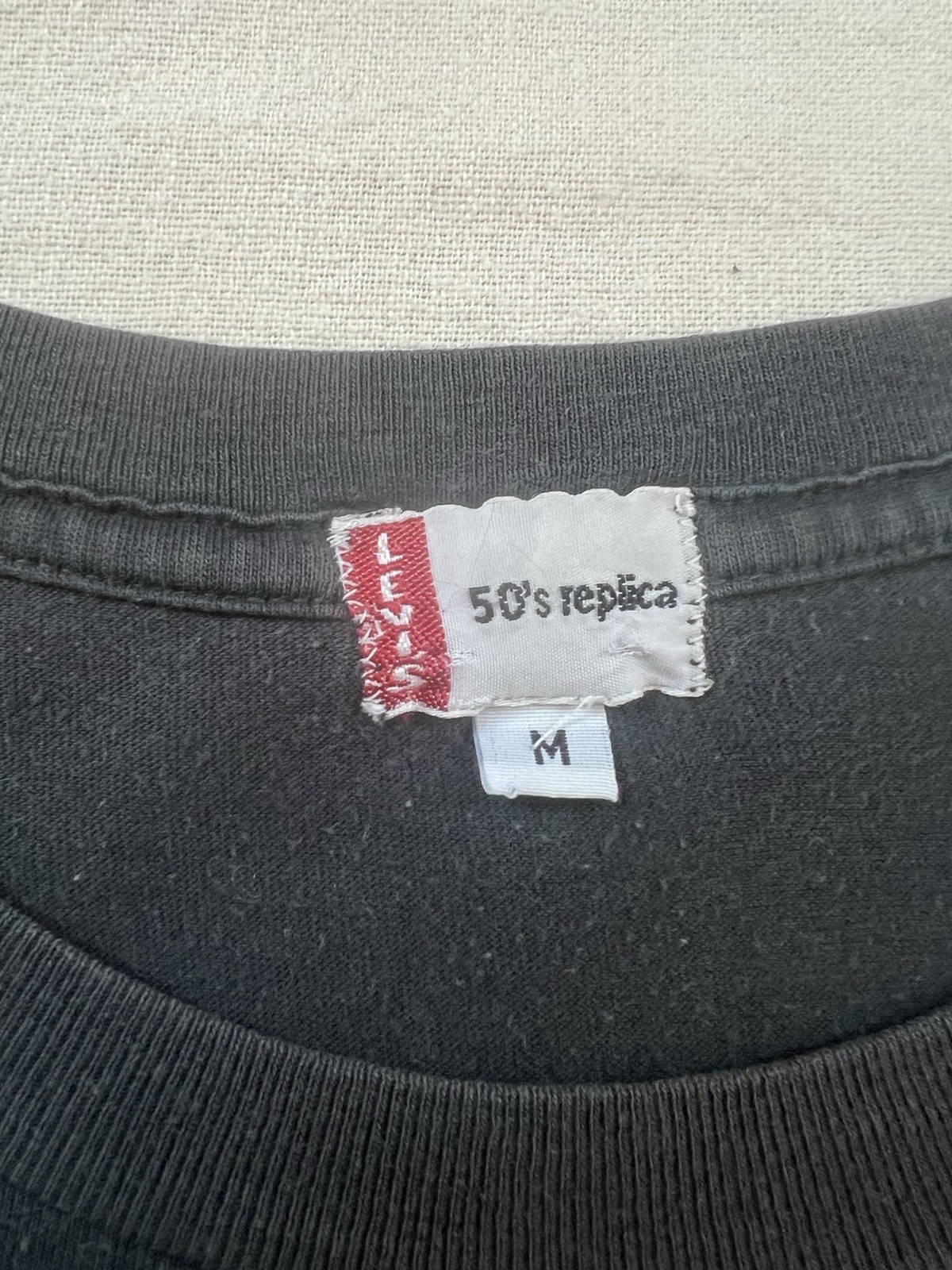 LVC MC5 T-Shirt M Levi's 50's Sportswear 2003 Black Rare Detroit Punk 100 Club gallery