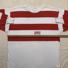 Vintage Brigham Young University BYU Cougars Striped Long Sleeve T-Shirt Size XL