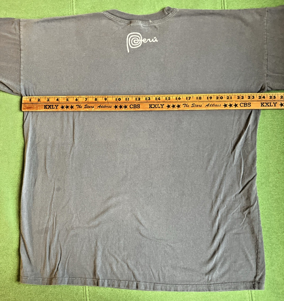 Inca Peru Cusco T-Shirt Mens XL Gray Blue Short Sleeve Crew Neck gallery