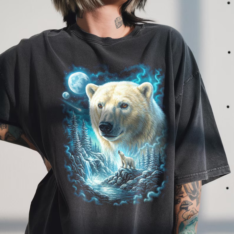 Vintage Polar Bear Comfort Tee gallery