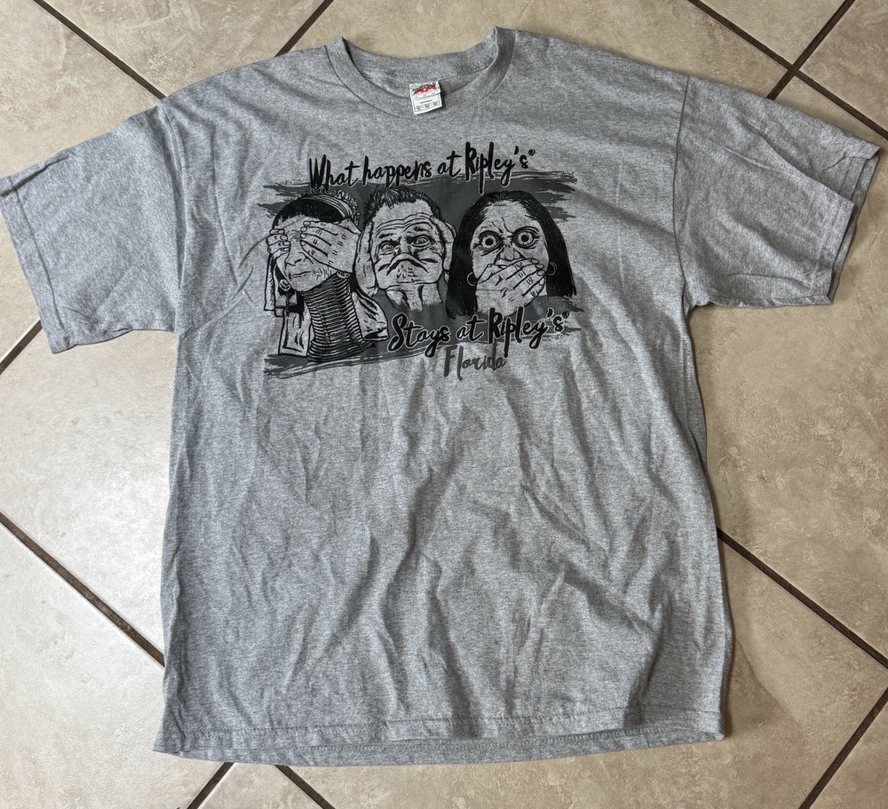 Ripley’s Florida T-Shirt Size XL Free Shipping