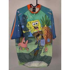 Descente 1/2 Zip bicycle Cycling Jersey Spongebob Men’s L SUPER RARE