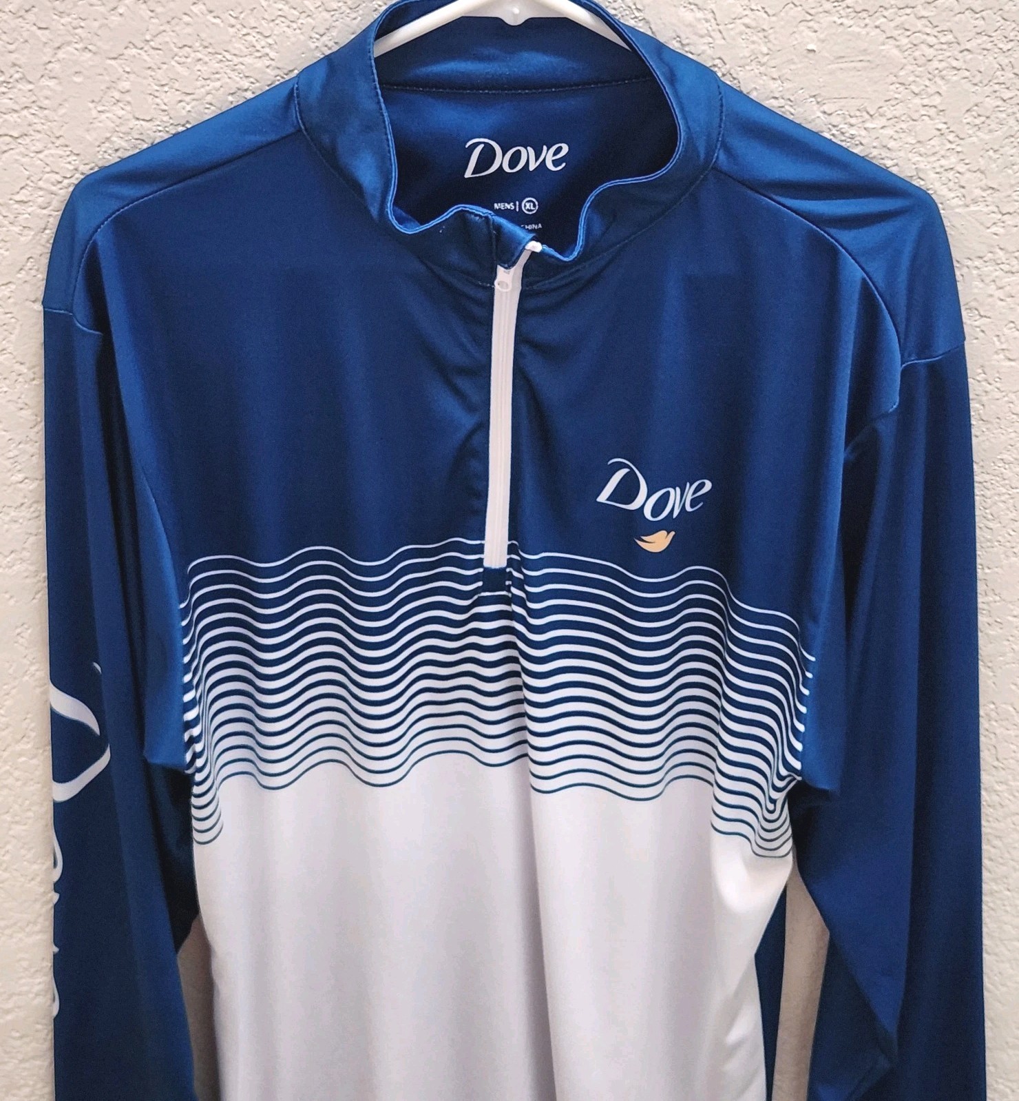 DOVE Soap Mens XL 1/4 Zip Pullover Performance Jacket Mock Neck gallery