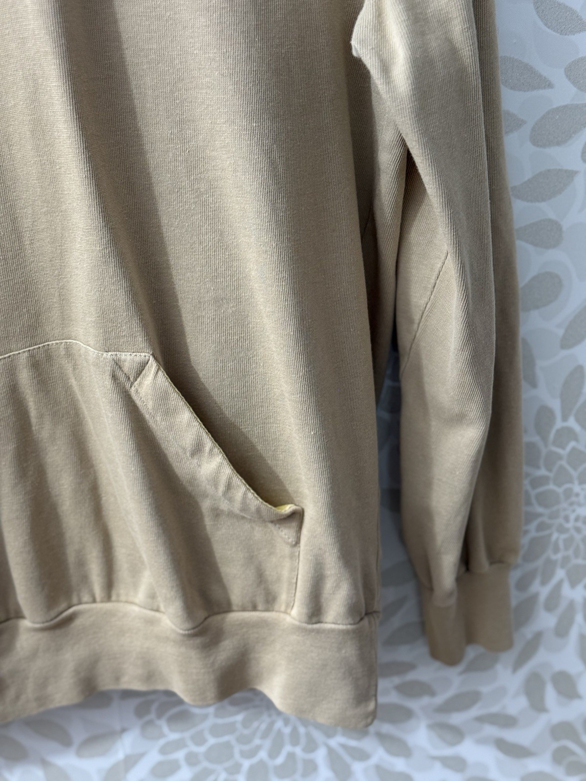 Vintage Boston Traders Men’s L Tan Polo Pullover Sweatshirt Kangaroo Pocket gallery