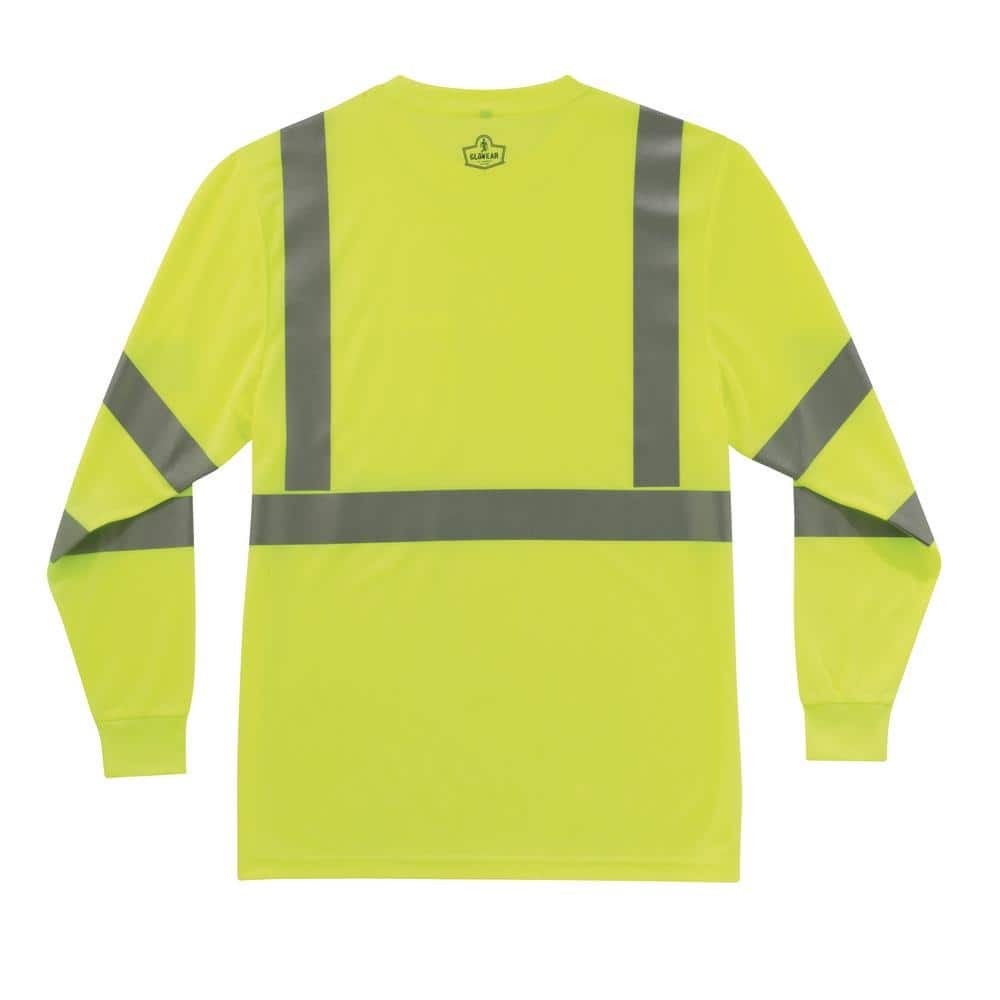 Ergodyne 5XL Hi Vis Lime Long Sleeve T-Shirt gallery