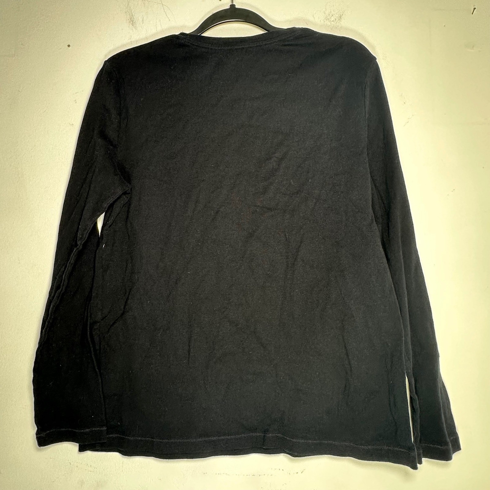 Sonoma Life Style Mens Large Black Long Sleeve Everyday Tee 100% Cotton Crewneck gallery