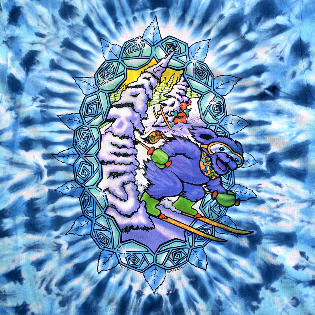 GRATEFUL DEAD-SNOWBOARD BEARS-2 SDD TIE DYE T-SHIRT S-M-L-XL,XXL-3X,4X,5X,6X gallery