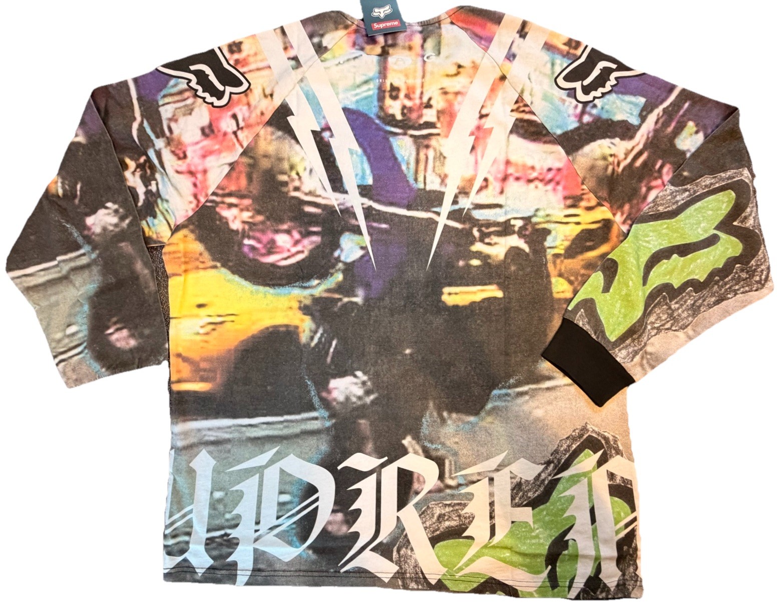 SUPREME’S LATEST DROP 🔥 SUPREME FOX RACING L/S SIZE XL CITY WHEELIE GRAPHIC gallery