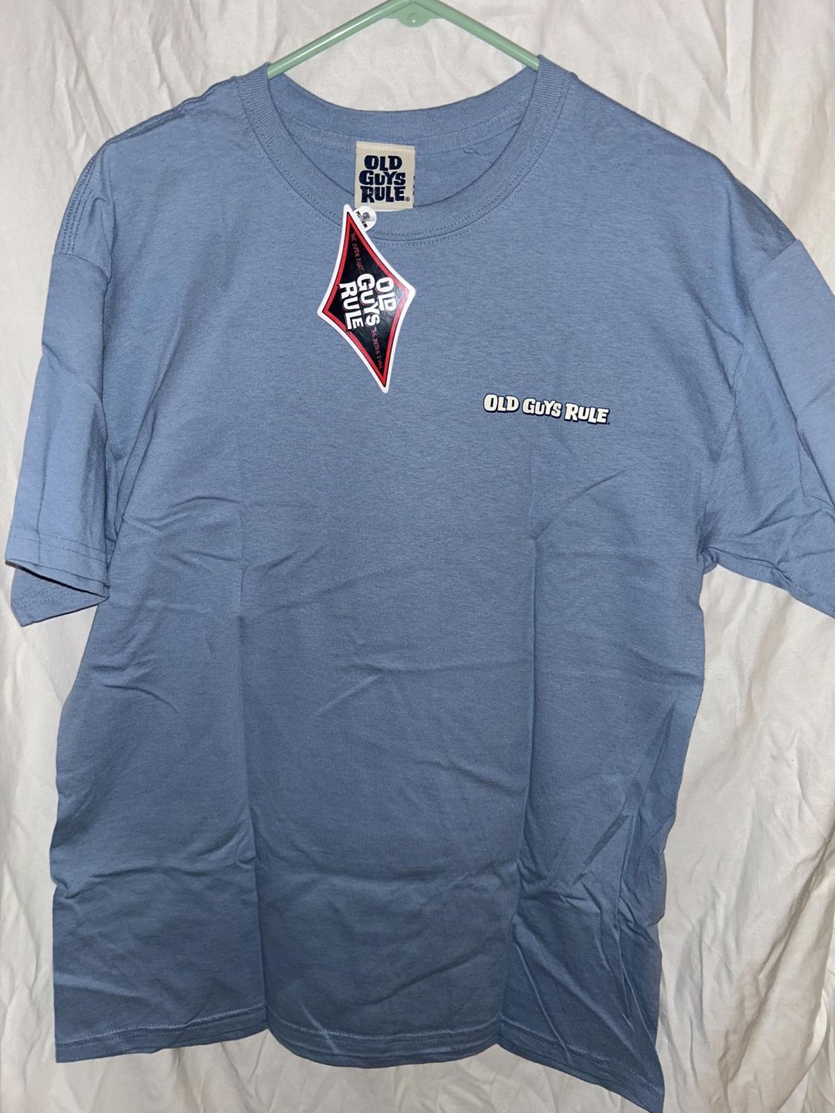 Old Guys Rule King Of the Road Camping RV Motorhome Men’s T-shirt Size Large gallery
