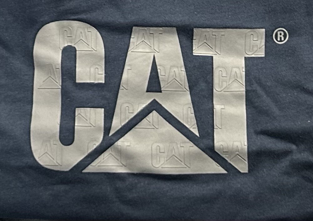 CAT Caterpillar Men's Relaxed Fit T Shirt, Color Gray, Size Medium, Durable. ￼ gallery