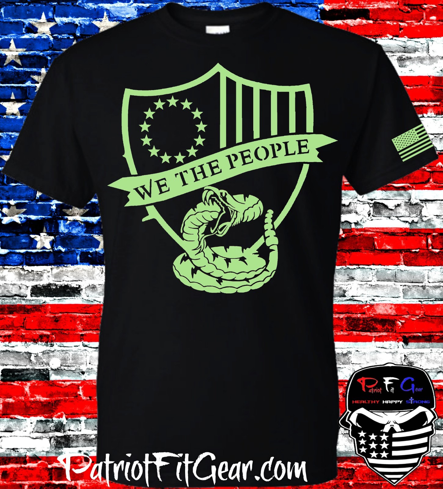 t-shirt, We The People, Don't Tread On Me, Faith Family Freedom, Snake, Custom gallery