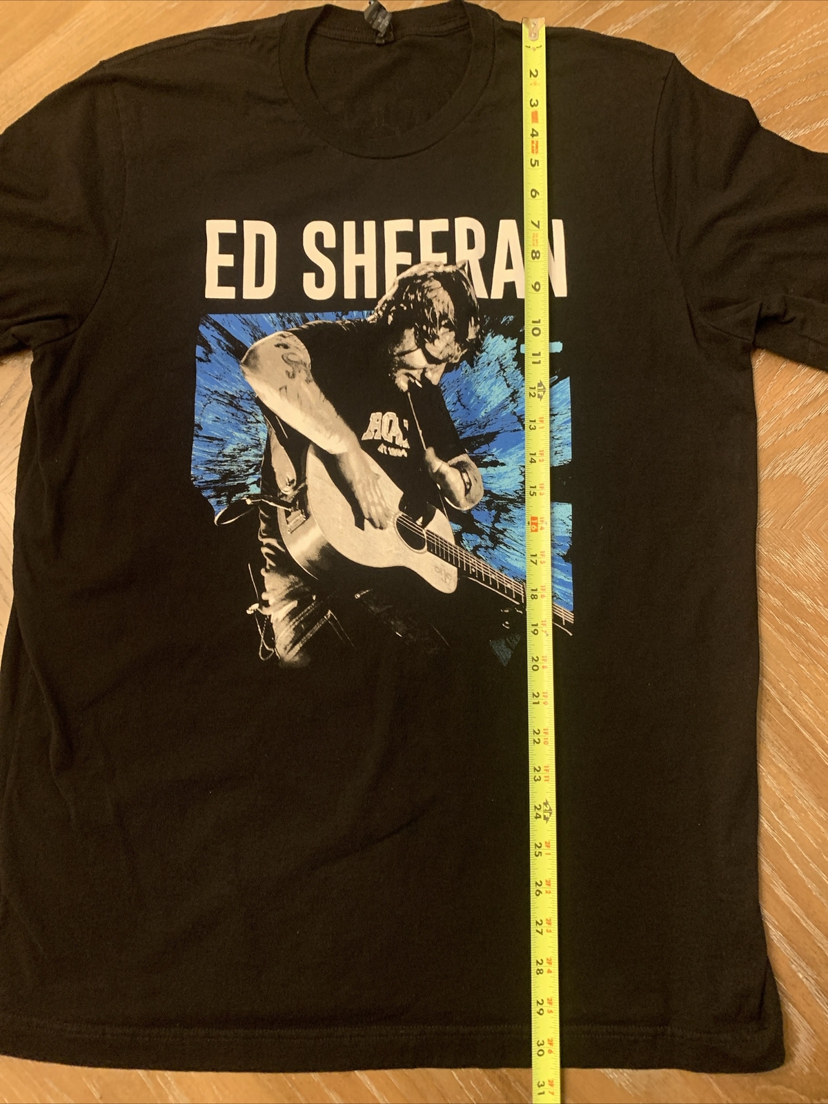 Ed Sheeran Divide World Tour Concert T-Shirt Size XL Black Ei-Lo E3600 Tag Music gallery