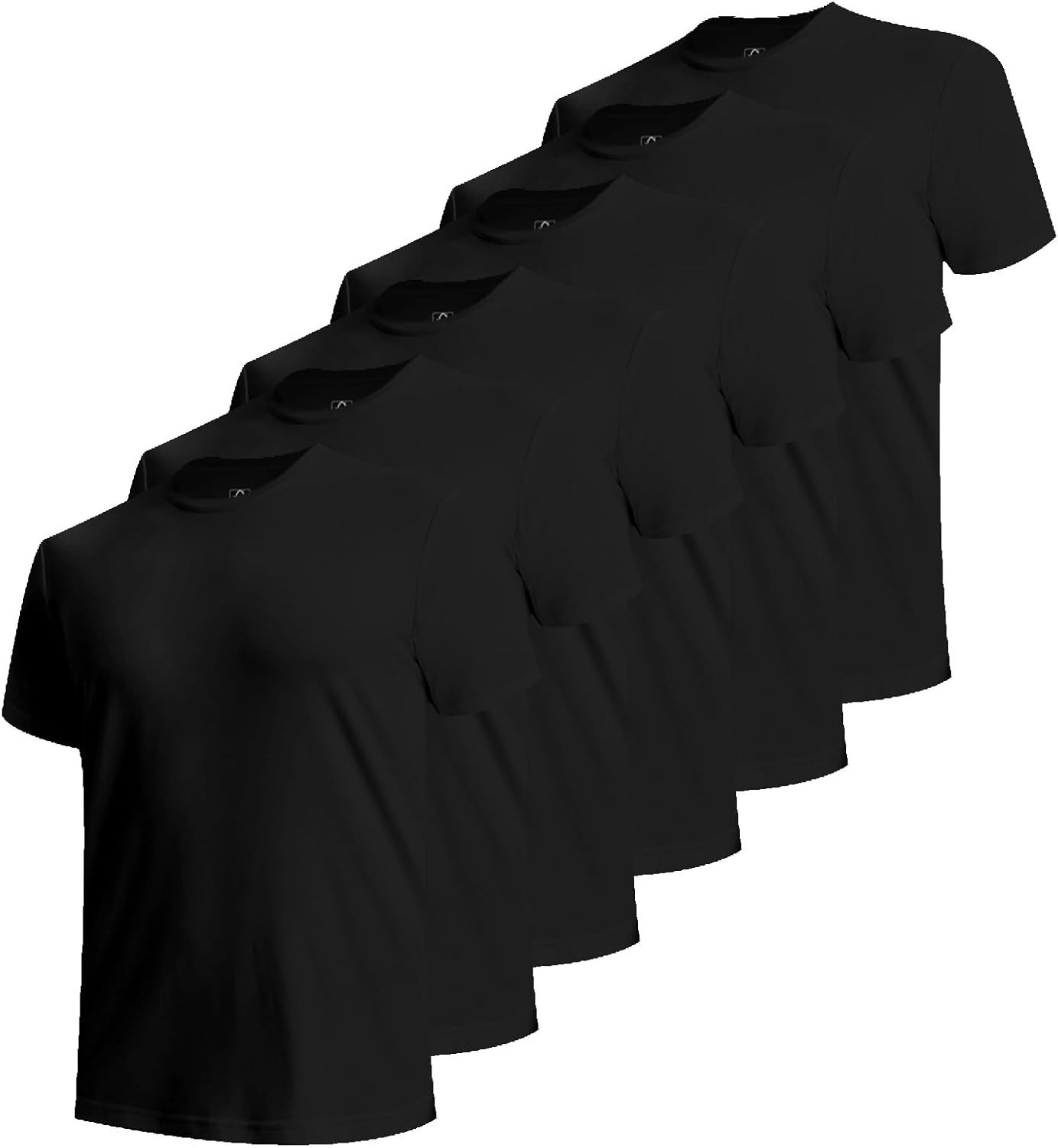 BAMBOO COOL Men Undershirts Moisture-Wicking Crewneck T Shirts, Breathable gallery