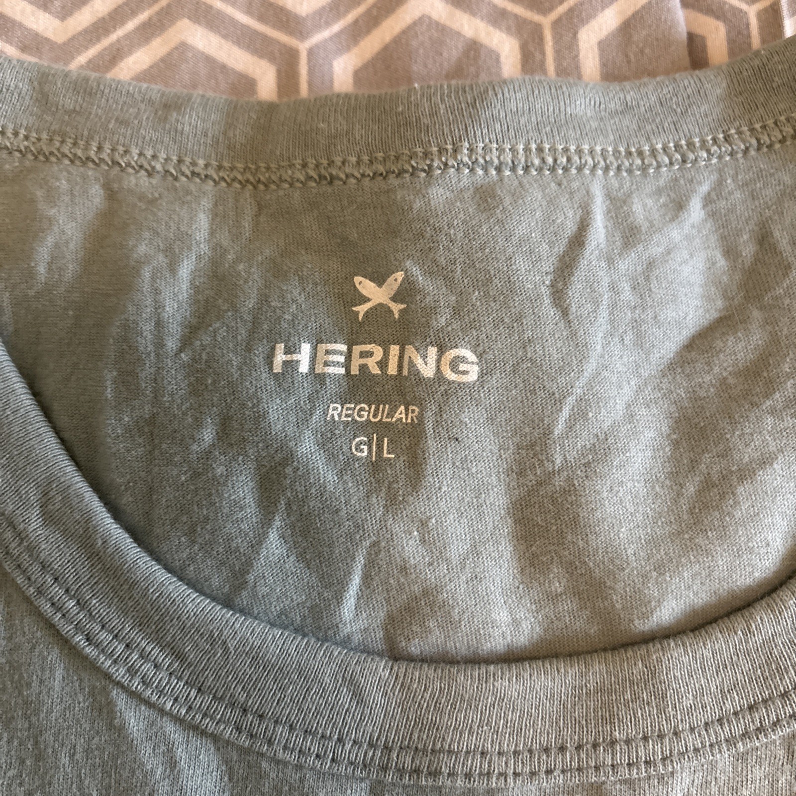Hering Mens Green Graphic T Shirt Medium gallery