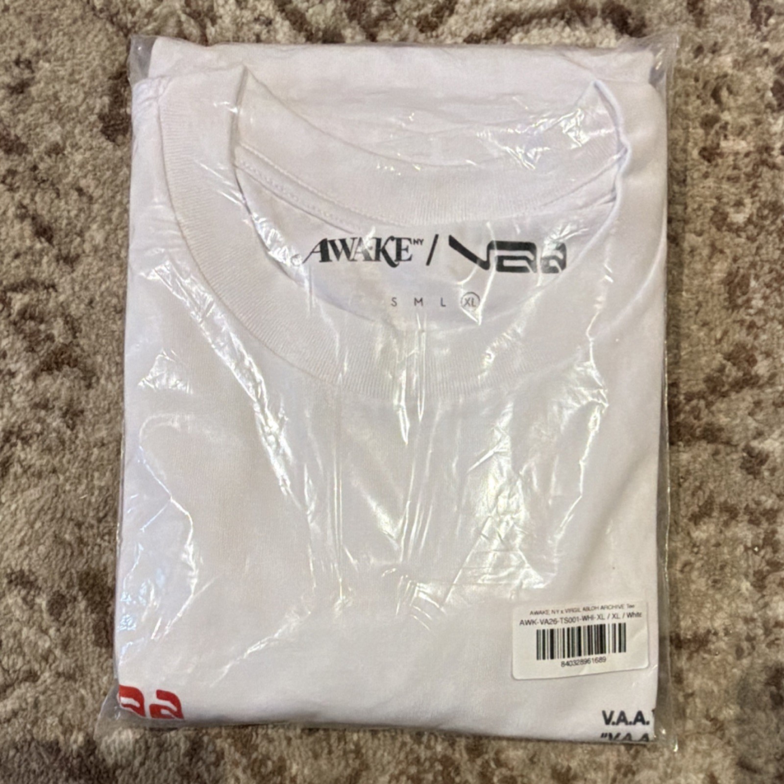 AWAKE NY x VIRGIL ABLOH ARCHIVE World's Fair Graphic T-Shirt XL White gallery