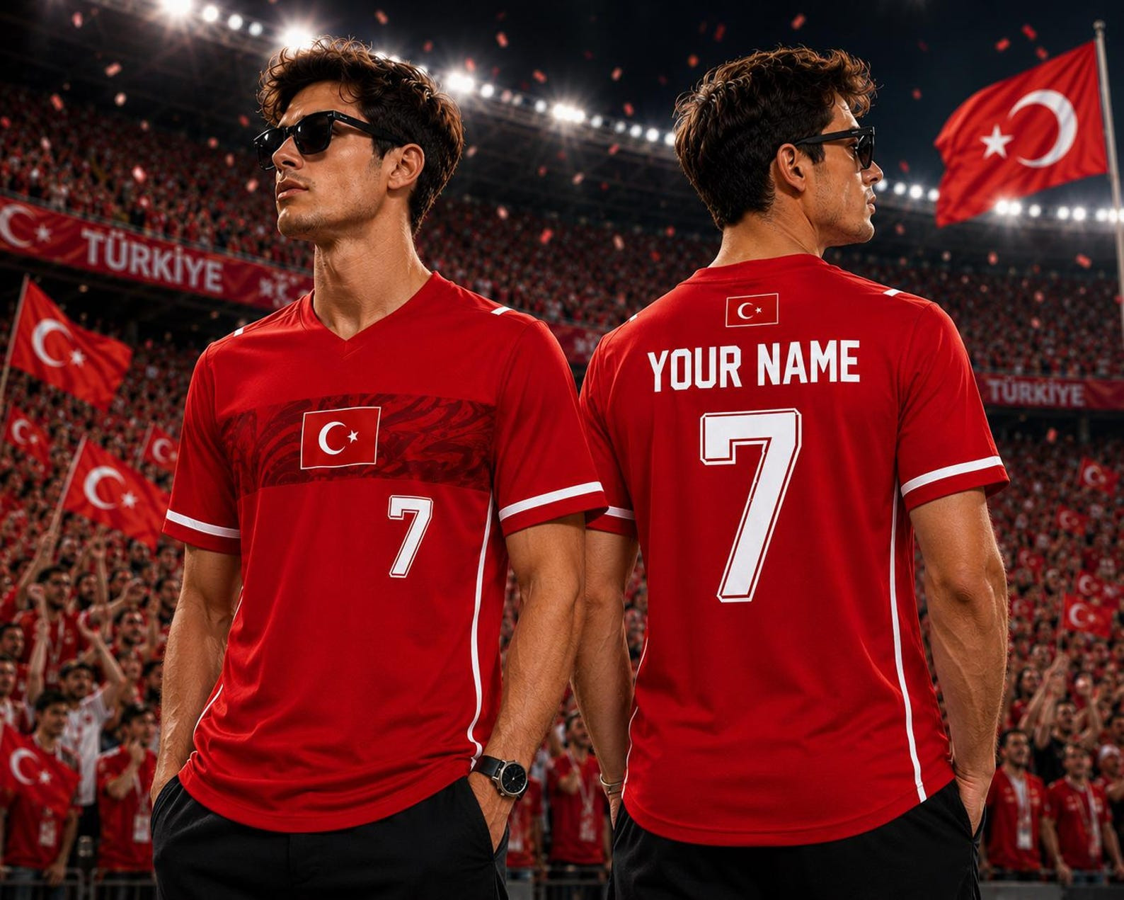 Turkey Soccer Jersey Personalized, Custom Turkiye Football Jersey, Custom Name gallery