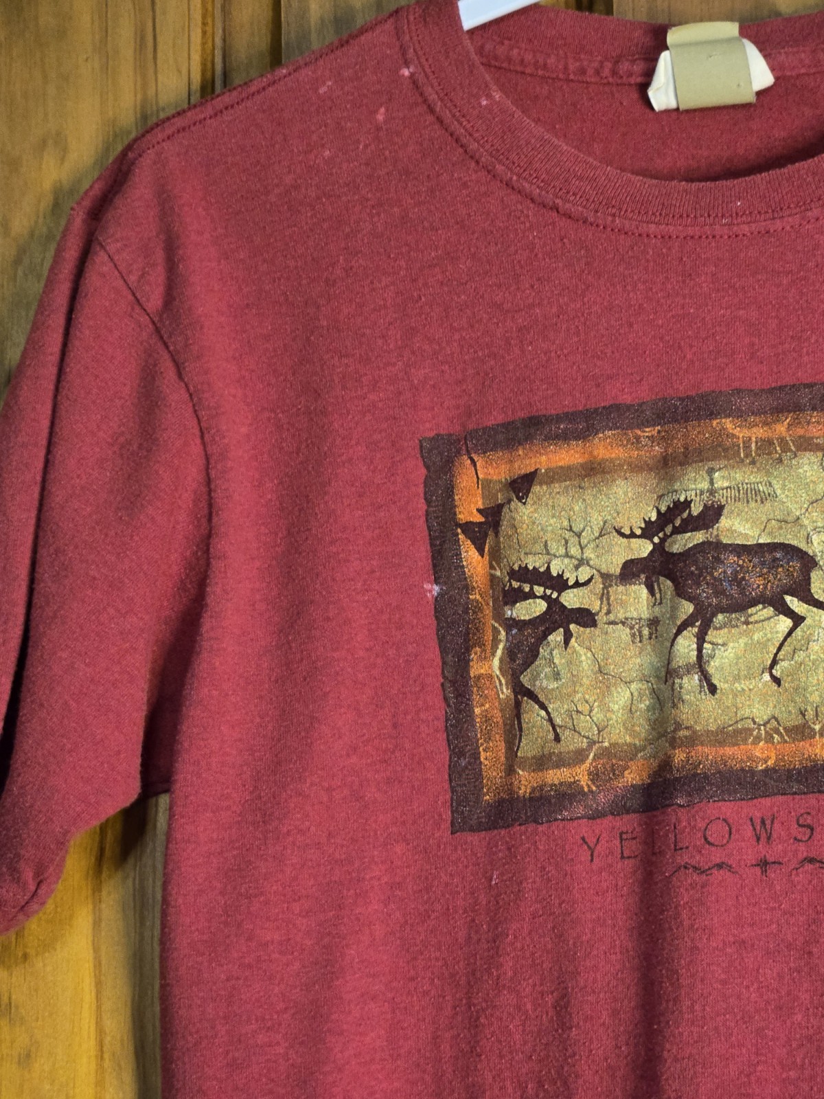 Eco Mountain Recycled Cotton Polyester Yellowstone Adult Medium Made in USA gallery