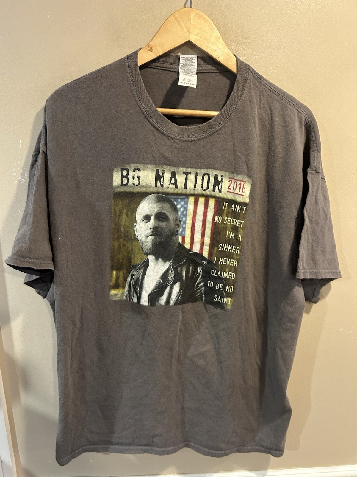 BG Nation 2016 Mens Graphic Tee Gildan Grey 2XL gallery