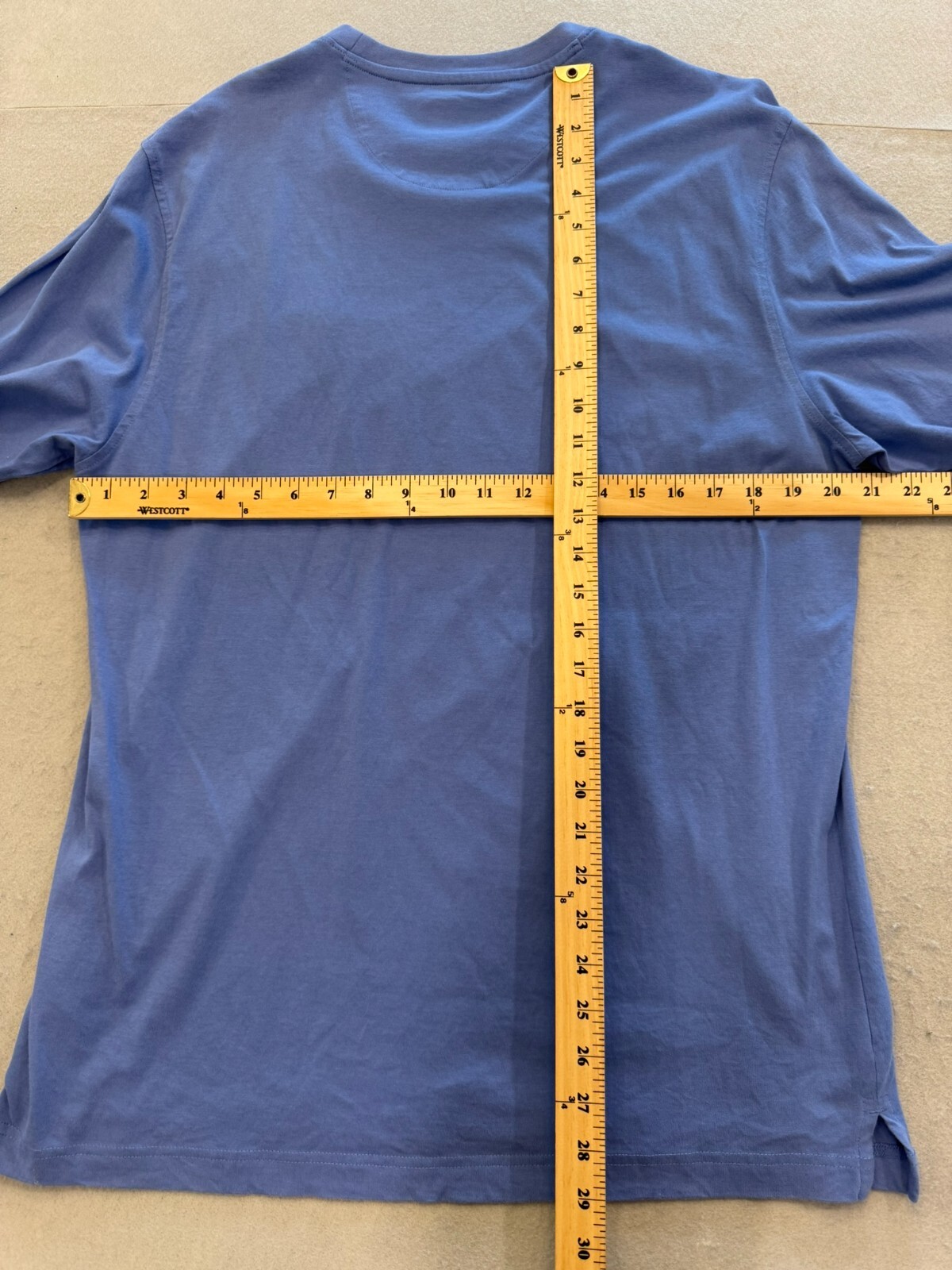 Greg Norman Golf T Shirt Mens Large Periwinkle Cotton Logo Everyday Tee gallery