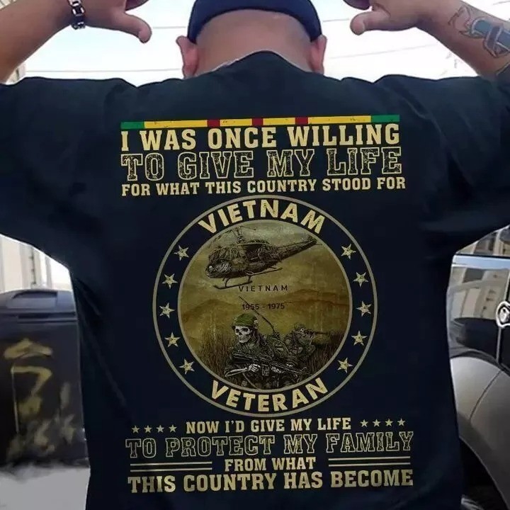 Protect My Family - Proud Vietnam Veteran T shirt Size S-5XL gallery