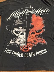 Five Finger Death Punch Jekyll And & Hyde T-Shirt Official Size M Black