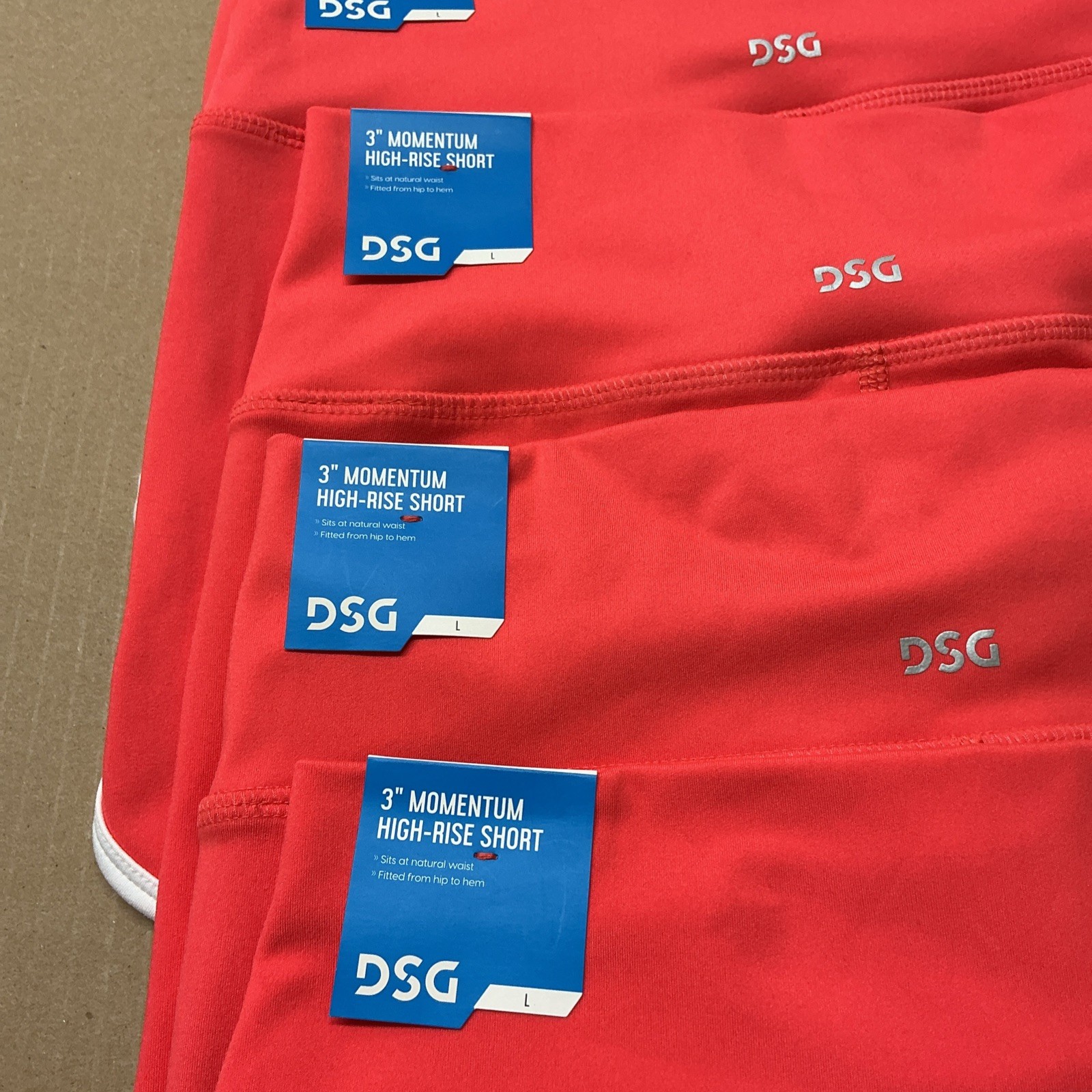 DSG 3” Momentum High Rise Short Lot Of 5 Size Large MSRP $90.00 Eby4297 gallery