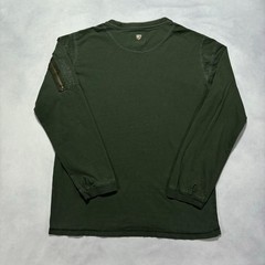 Kuhl Kommando Crew Shirt Men’s Medium Green Long Sleeve Wildfibre Organic Cotton