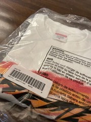 SUPREME WIND TEE WHITE SIZE MEDIUM SS21 WEEK 1 (100% AUTHENTIC) (BRAND NEW)