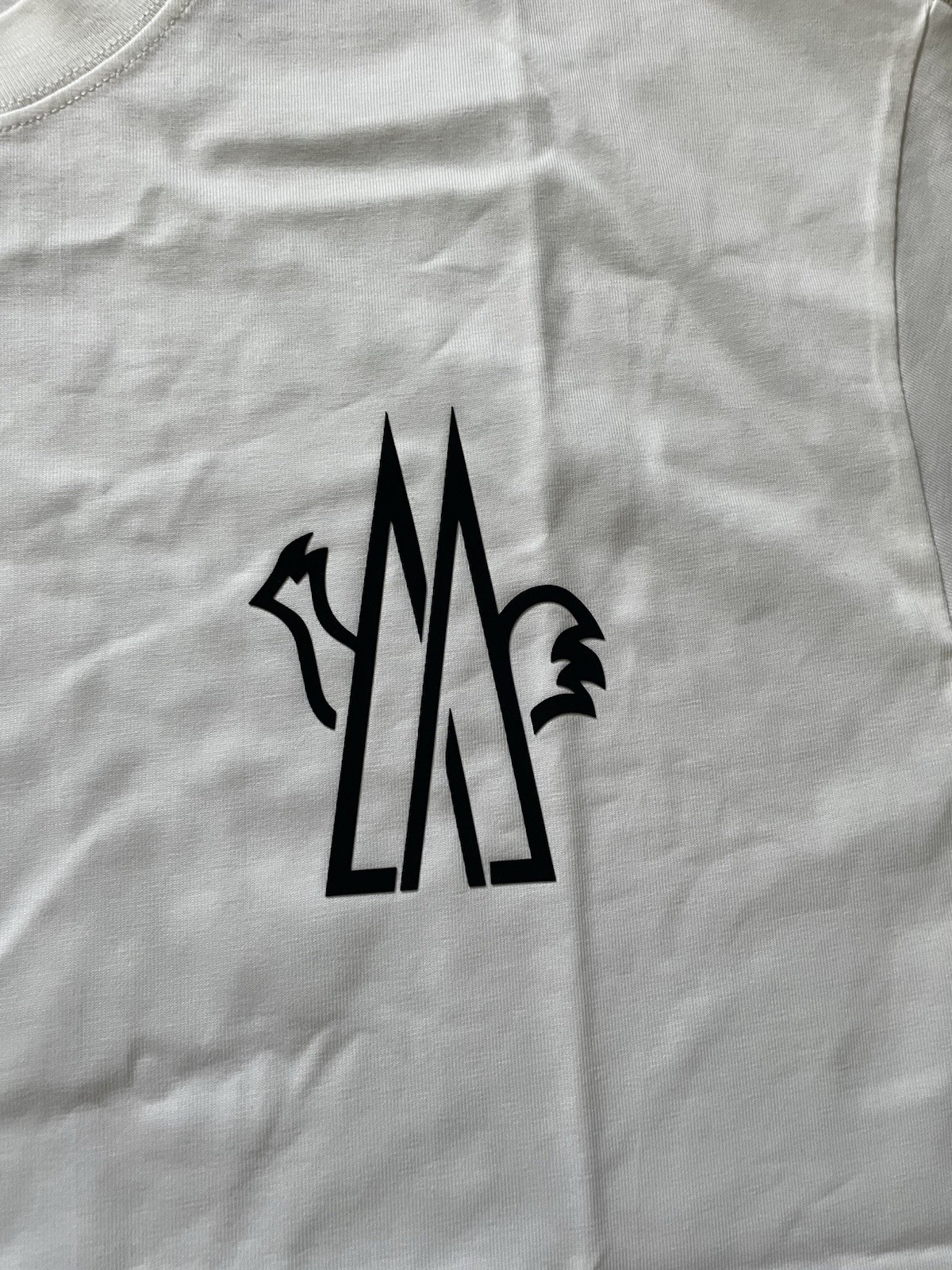 Men’s Fashion Designer T shirt size L white gallery