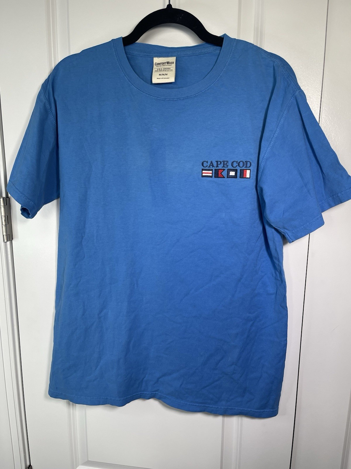 Comfort Wash Blue Cape Cod short sleeve t-shirt in size medium