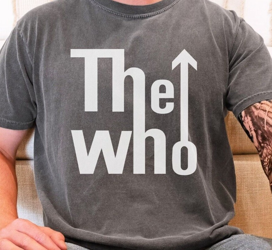 The Who T-Shirt 70s 80s English Rock Band Legend on Comfort Colors 1717 Tee