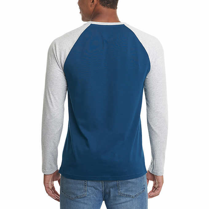 NWT Hurley Men's Raglan Long Sleeve Tee, Light Weight gallery